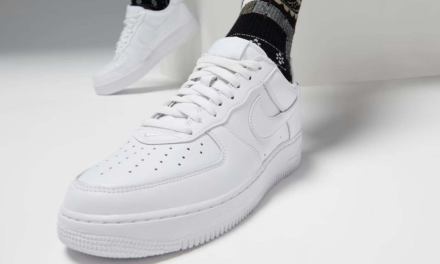 Nike AF1 - White / White - Men Sizes