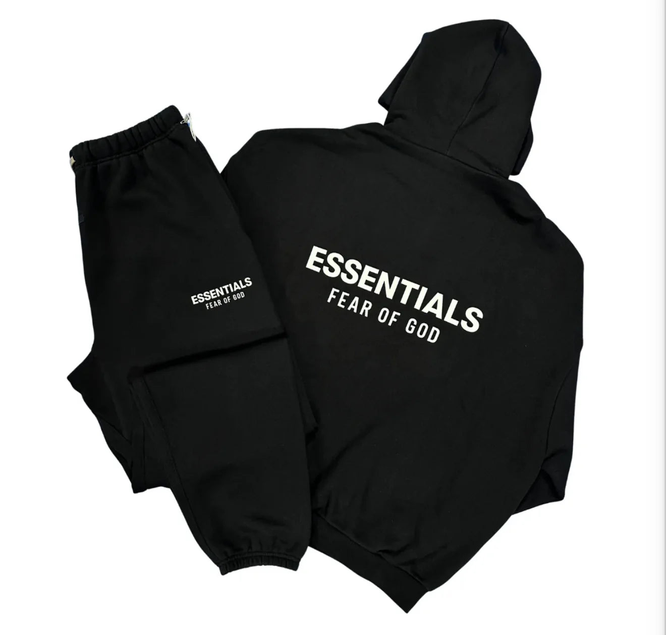 Essentials Sweat Suit- Black - Men Sizes