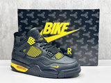 Jordan Retro #4 "Bike Air" Black / Yellow - Men