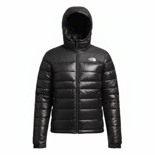 North Face Puffer Coat - Black - Men Size