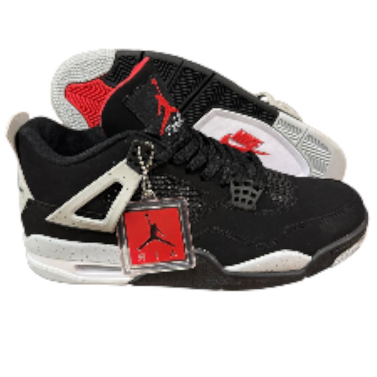Jordan Retro #4 - Black/ Grey - Men Sizes