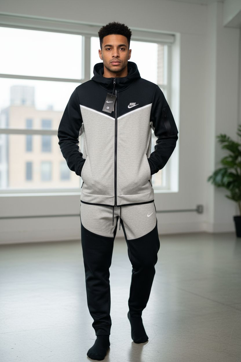 Nike Tech Fleece - Burgundy / Black - Men Size