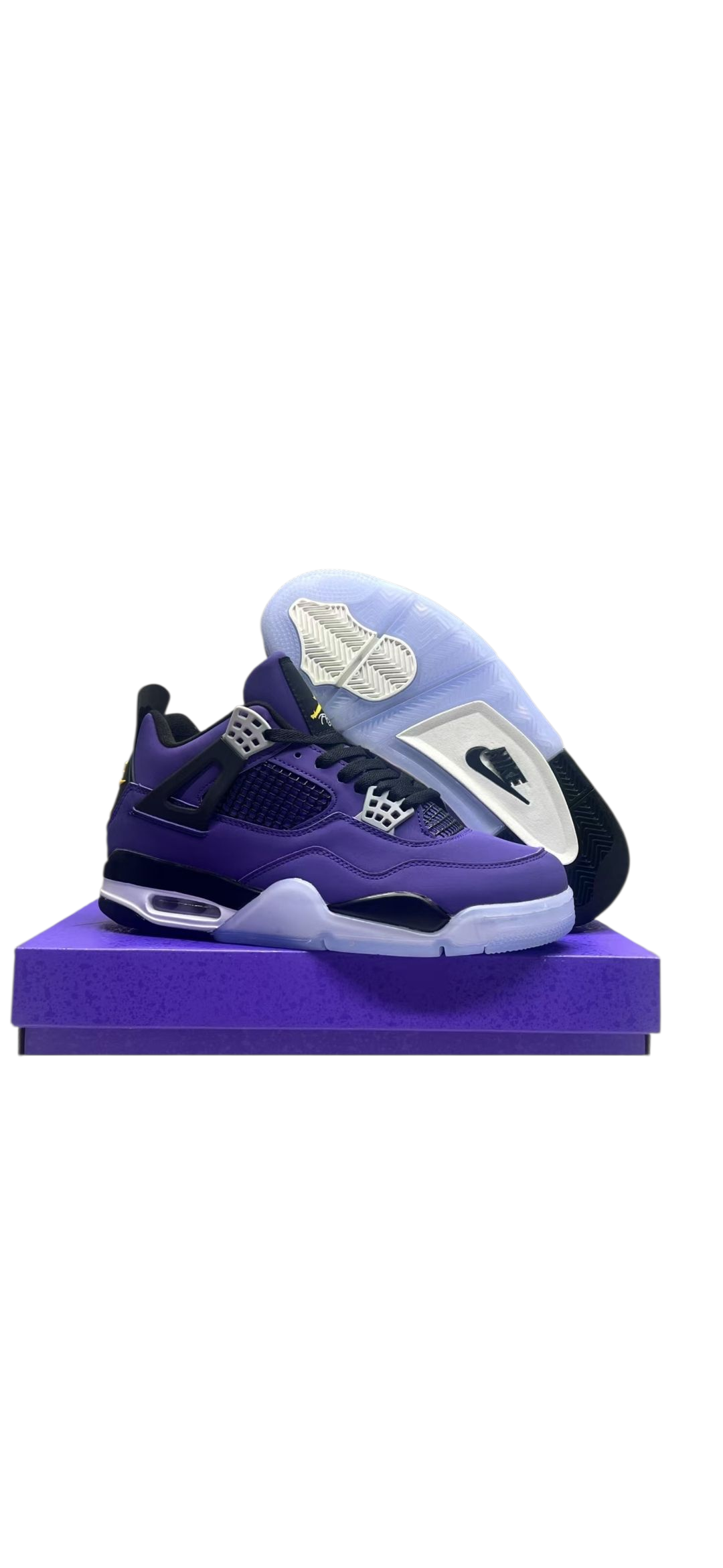 Air Jordan 4 Retro ''OG Lakers'' Kids Size