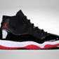 Jordan #11  Bred- Preschool Sizes (PS)