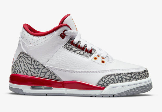 Jordan Retro #3 Cardinal Red - Men - SALE