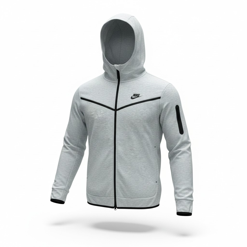 Nike Tech Fleece Hoody Set - Grey / Black