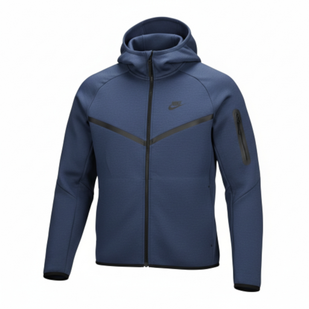 Nike Tech Fleece Hoody Set - Navy - Men Size