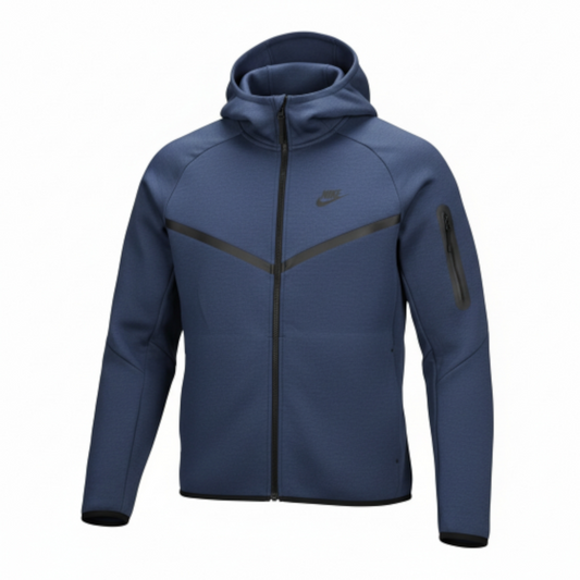 Nike Tech Fleece Hoody Set - Navy - Men Size