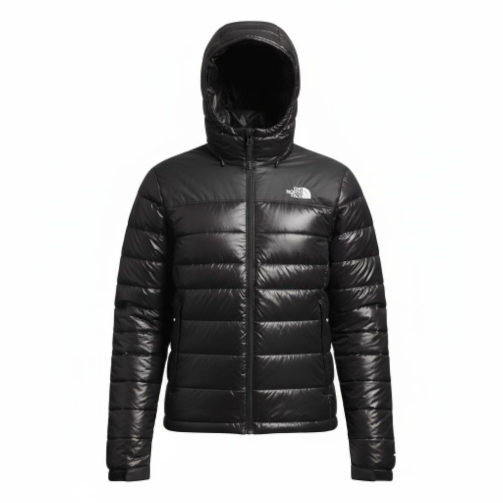 North Face Puffer Coat - Black - Men Size