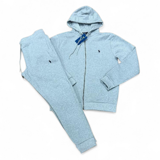 Polo Sweat Suit -Light weight Fleece Lined - Men Size