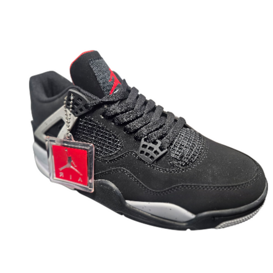 Jordan Retro #4  - Black/ Grey - Men Sizes