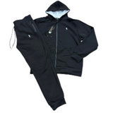 Polo Sweat Suit -Black / Ash Grey -  Heavy Material
