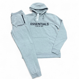 Essentials Sweat Suit - Hoody Set - Grey / Black