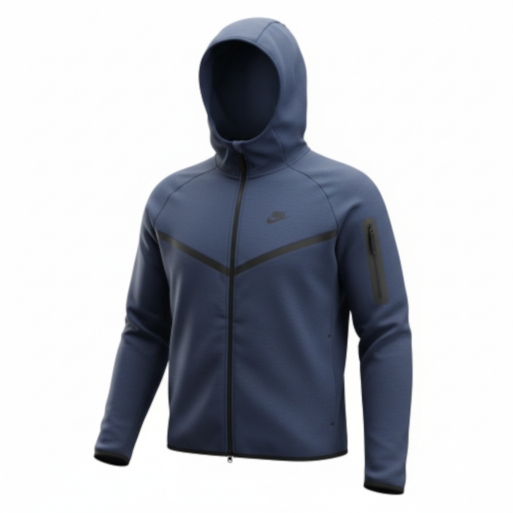 Nike Tech Fleece Hoody Set - Navy - Men Size