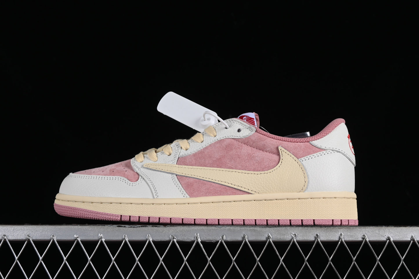 Travis Scott x Air Jordan 1 Low OG Pink Beige Red DM7866-600- Men Size